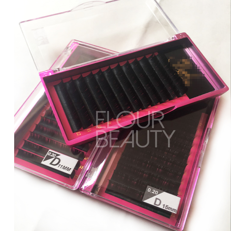 Top quality private label korean eyelash extensions EJ50